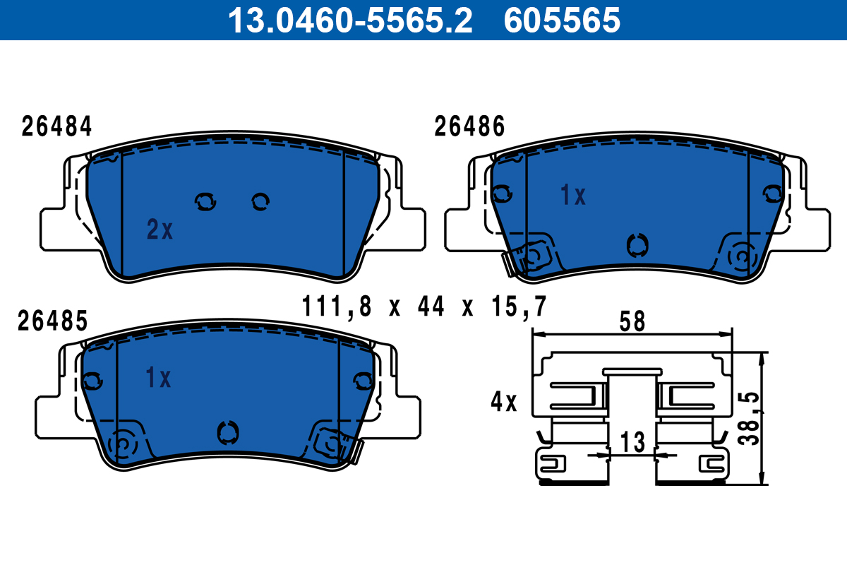 ATE 13.0460-5565.2 Brake...