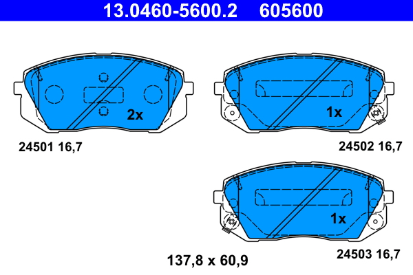 ATE 13.0460-5600.2 set...