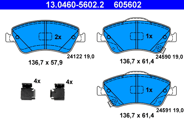 ATE 13.0460-5602.2 set...