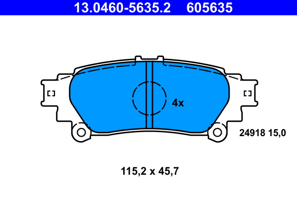 ATE 13.0460-5635.2 комплект...