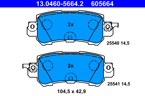 ATE 13.0460-5664.2 set...