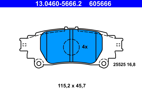 ATE 13.0460-5666.2 set...