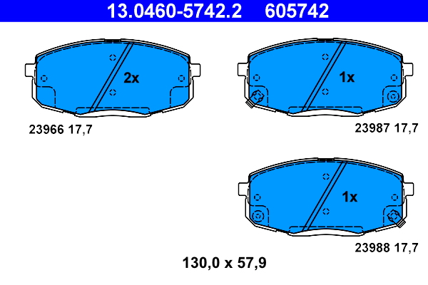 ATE 13.0460-5742.2 set...