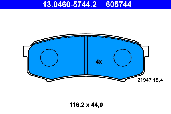 ATE 13.0460-5744.2 set...