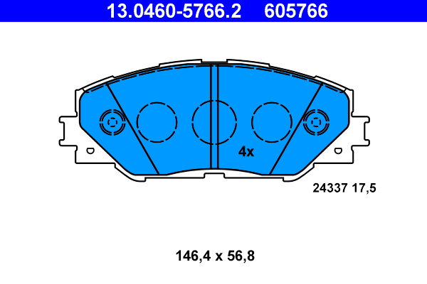 ATE 13.0460-5766.2 set...