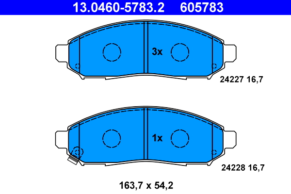 ATE 13.0460-5783.2 set...