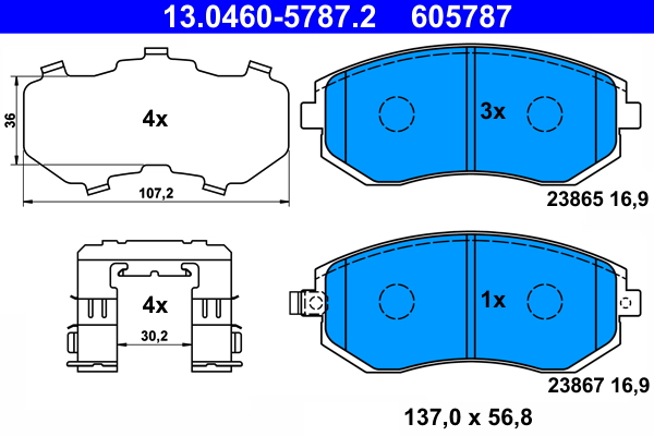 ATE 13.0460-5787.2 set...