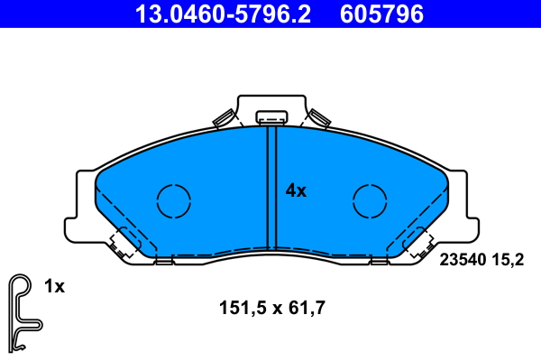 ATE 13.0460-5796.2 Sada...