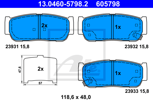 ATE 13.0460-5798.2 Sada...