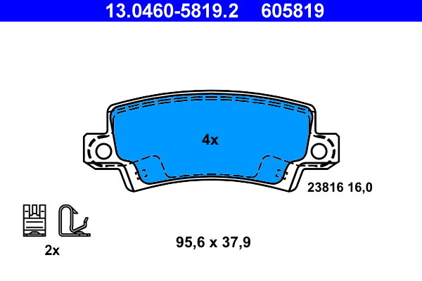 ATE 13.0460-5819.2 set...