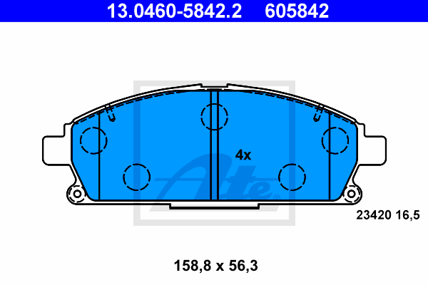 ATE 13.0460-5842.2 Sada...