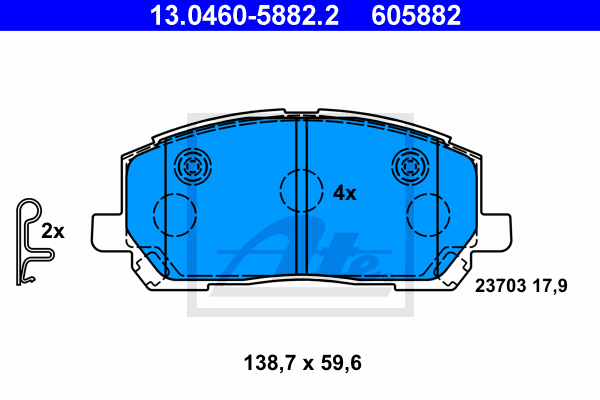 ATE 13.0460-5882.2 Sada...