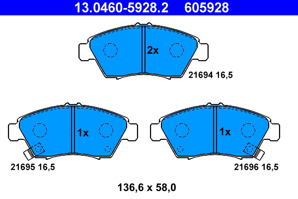 Brake Pad Set, disc brake