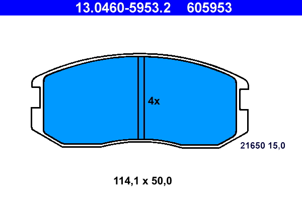 ATE 13.0460-5953.2 комплект...