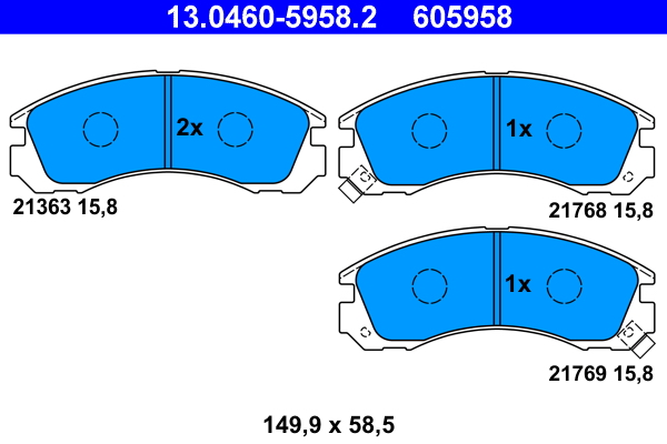 ATE 13.0460-5958.2 set...