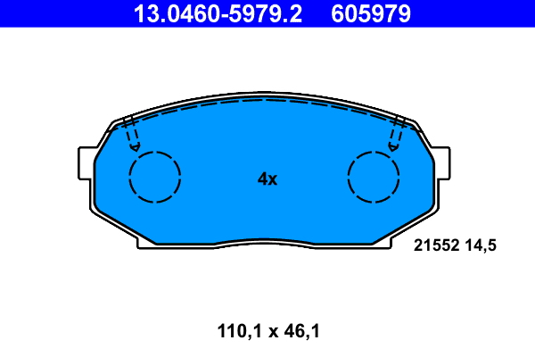 ATE 13.0460-5979.2 комплект...