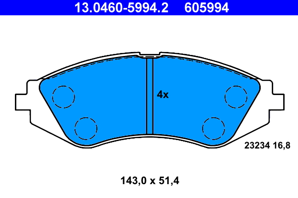 ATE 13.0460-5994.2 комплект...