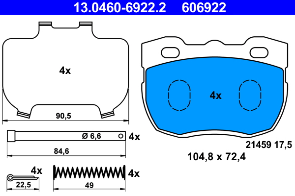 ATE 13.0460-6922.2 Kit de...