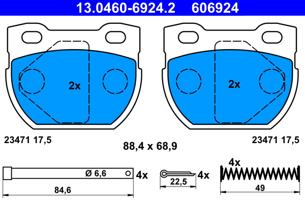 ATE 13.0460-6924.2 set...