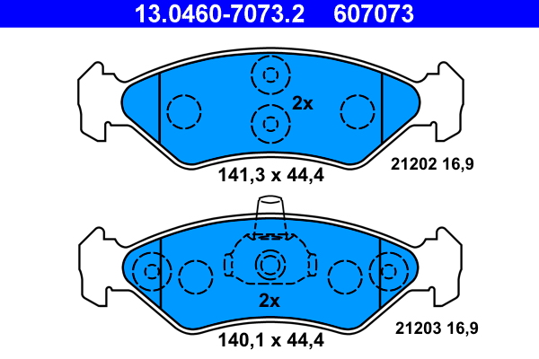 ATE 13.0460-7073.2 set...