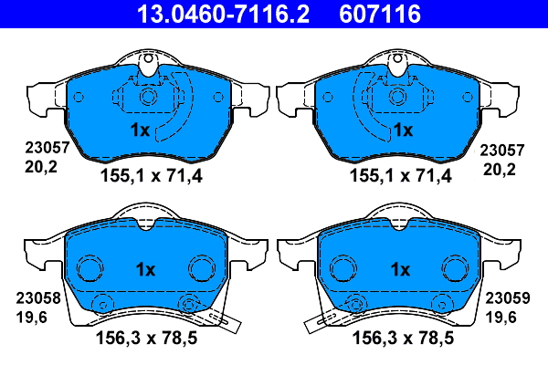 ATE 13.0460-7116.2 set...