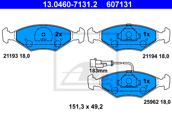 ATE 13.0460-7131.2 Sada...