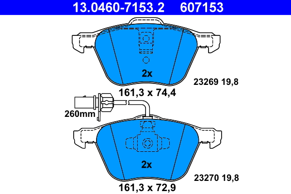 ATE 13.0460-7153.2 set...