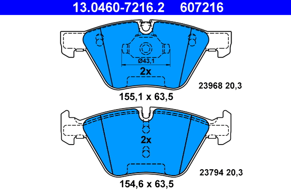 ATE 13.0460-7216.2 set...