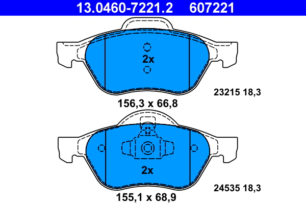 ATE 13.0460-7221.2 set...