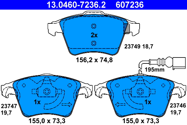 ATE 13.0460-7236.2 set...