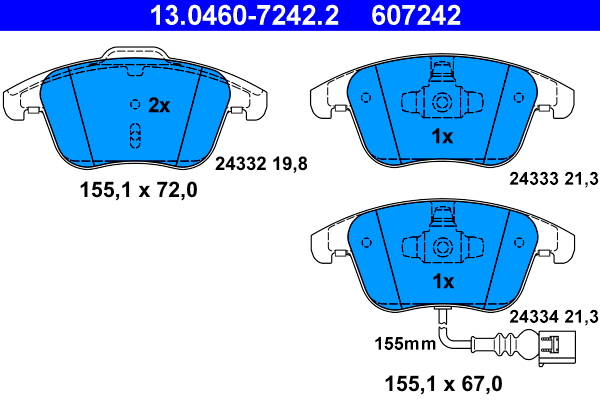 ATE 13.0460-7242.2 set...