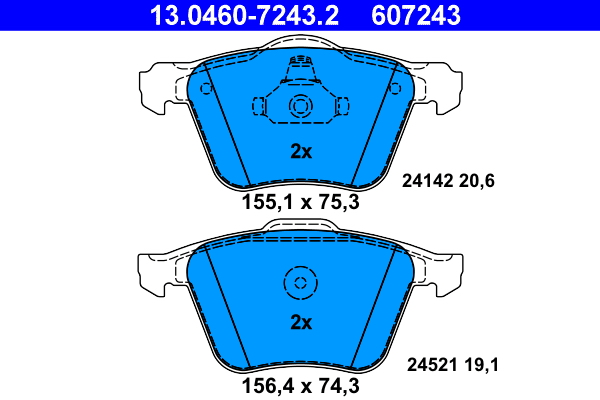 ATE 13.0460-7243.2 set...