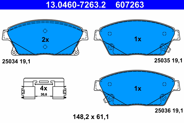 ATE 13.0460-7263.2 set...