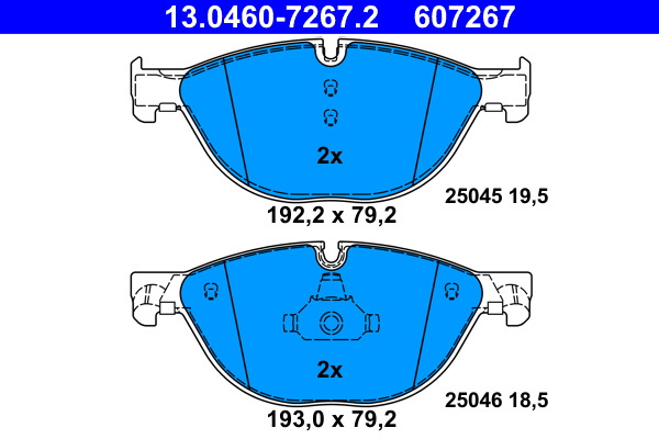 ATE 13.0460-7267.2 set...