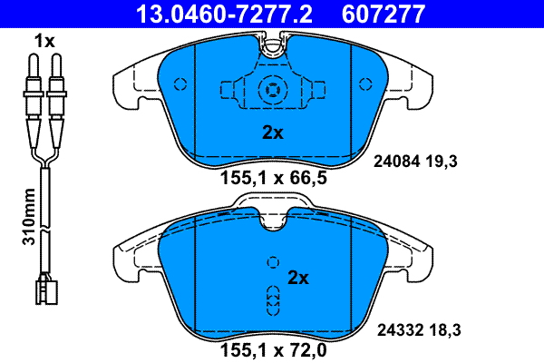 ATE 13.0460-7277.2 set...