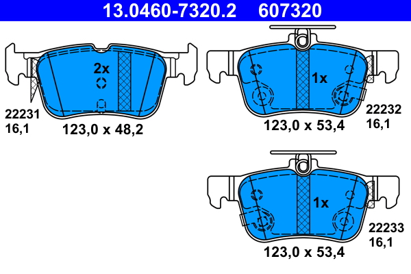 ATE 13.0460-7320.2 set...