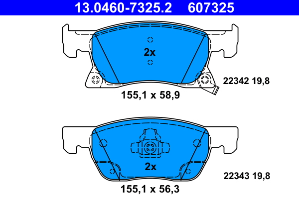 ATE 13.0460-7325.2 set...