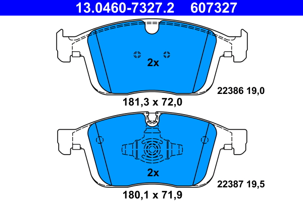 ATE 13.0460-7327.2 set...