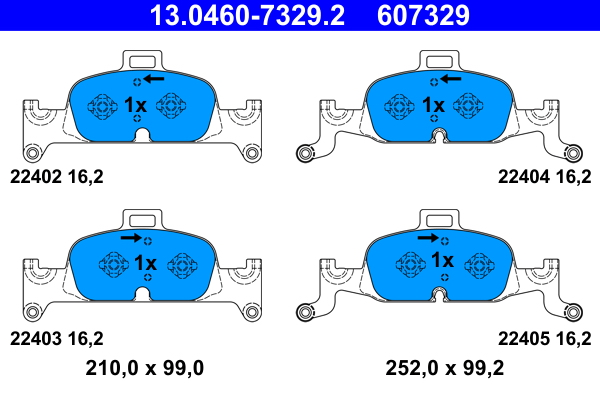 ATE 13.0460-7329.2 set...