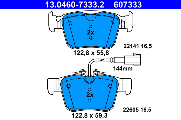 ATE 13.0460-7333.2 set...