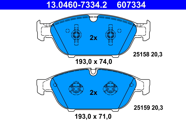 ATE 13.0460-7334.2 set...