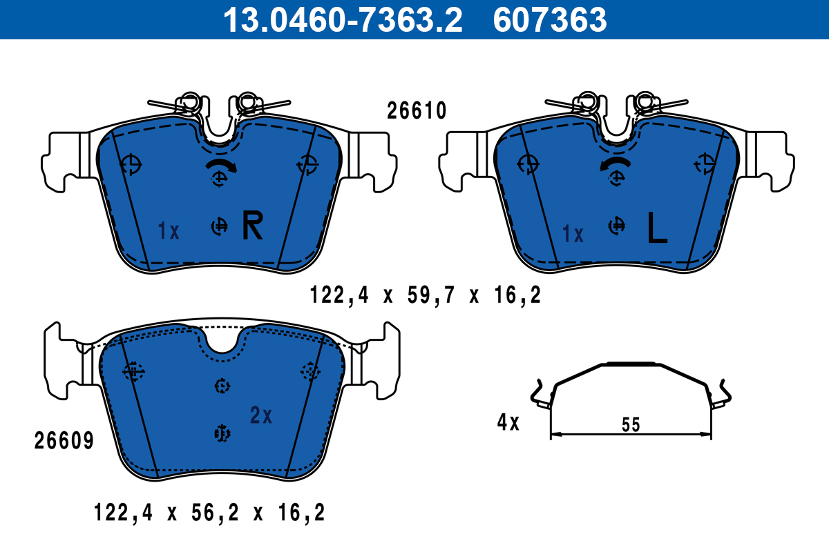 ATE 13.0460-7363.2 set...