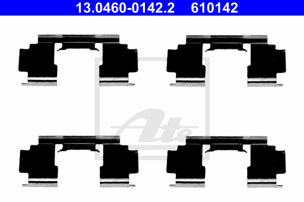 ATE 13.0460-0142.2 Kit accessori, Pastiglia freno-Kit accessori, Pastiglia freno-Ricambi Euro