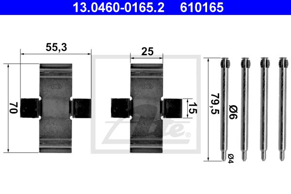 ATE 13.0460-0165.2 Sada...