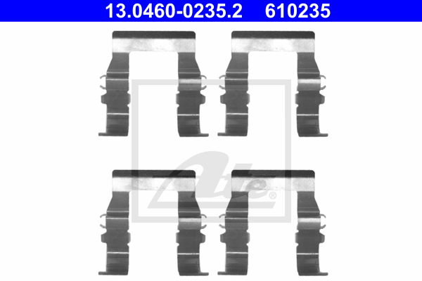 ATE 13.0460-0235.2 Kit accessori, Pastiglia freno