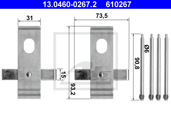 ATE 13.0460-0267.2 Sada...