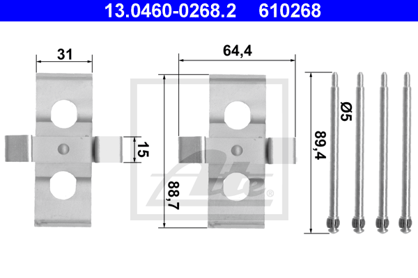 ATE 13.0460-0268.2 Sada...