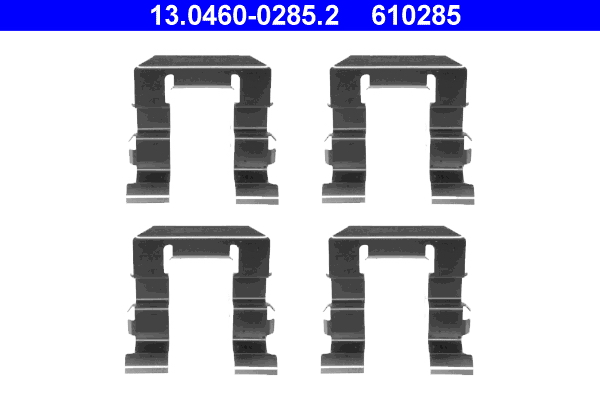 ATE 13.0460-0285.2 Zubehörsatz, Scheibenbremsbelag