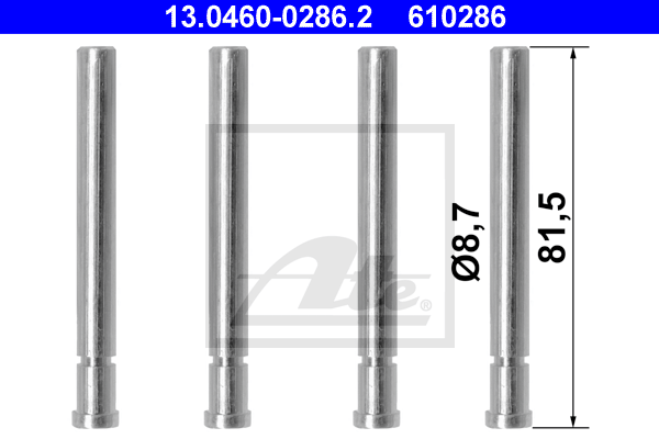 ATE 13.0460-0286.2 Kit accessori, Pastiglia freno