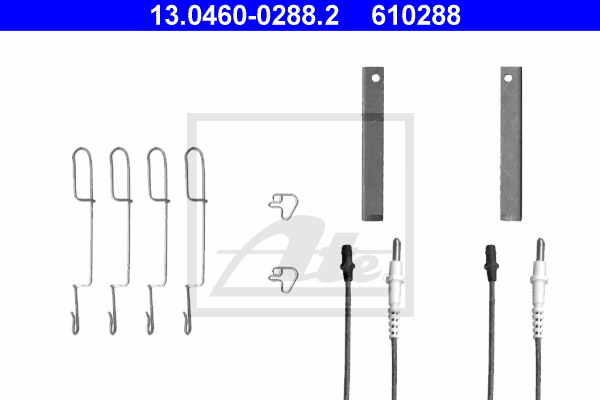 ATE 13.0460-0288.2 Kit accessori, Pastiglia freno